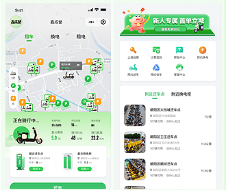 小黃鴨電動(dòng)自行車(chē)小程序界面設(shè)計(jì)
