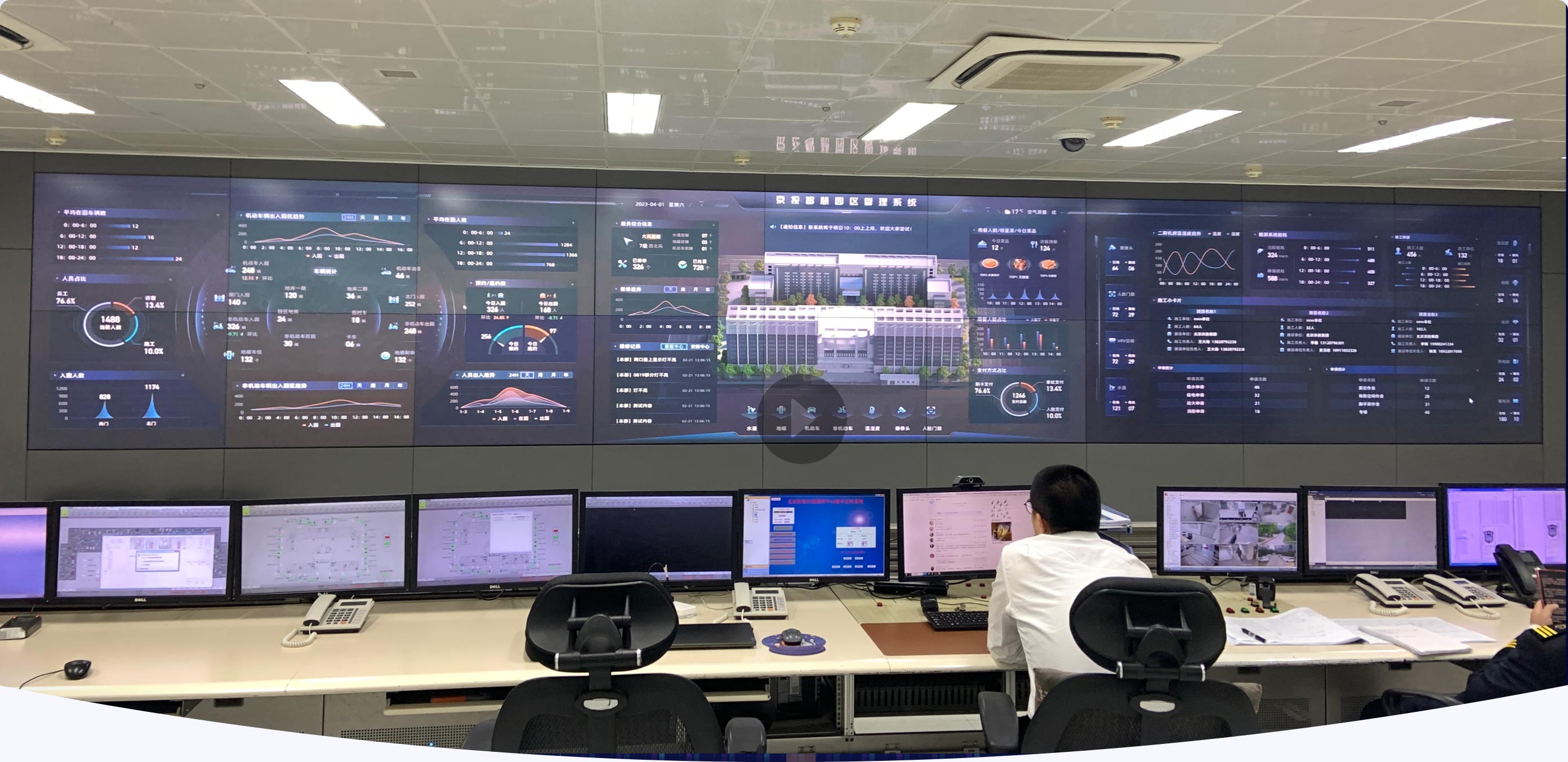 項目概述：C4D建模、大屏設計、交互設計、產品定位、目標用戶、設計風格,效果欣賞